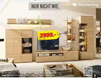 Höffner Musterring Wohnwand Angebot
