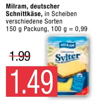 Marktkauf Milram, deutscher Schnittkäse Angebot