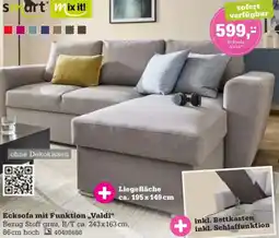 Höffner Ecksofa mit Funktion „Valdi“ Angebot
