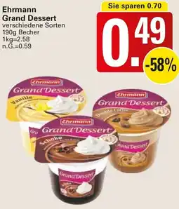 WEZ Ehrmann Grand Dessert Angebot