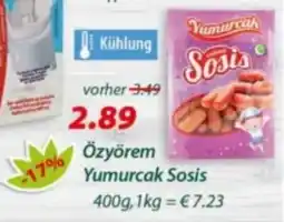 Hepsi-Markt Özyörem Yumurcak Sosis Angebot