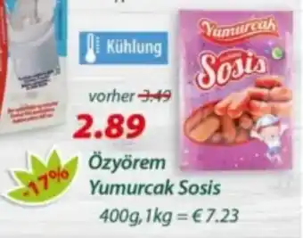 Hepsi-Markt Özyörem Yumurcak Sosis Angebot