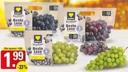 WEZ EDEKA Herzstücke Italienische Tafeltrauben Angebot