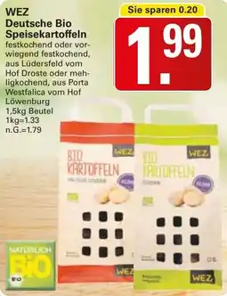 WEZ WEZ Deutsche Bio Speisekartoffeln Angebot