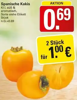 WEZ Spanische Kakis Angebot