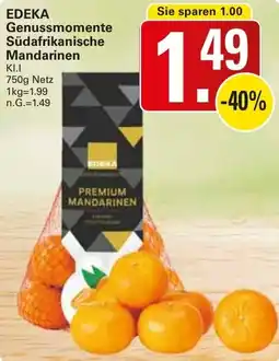 WEZ EDEKA Genussmomente Südafrikanische Mandarinen Angebot