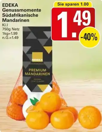 WEZ EDEKA Genussmomente Südafrikanische Mandarinen Angebot