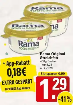 WEZ Rama Original Streichfett Angebot