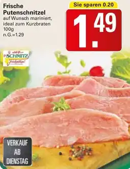 WEZ Schmitz Frische Putenschnitzel Angebot