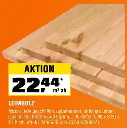 OBI LEIMHOLZ Angebot