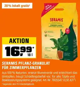 OBI SERAMIS PFLANZ-GRANULAT FÜR ZIMMERPFLANZEN Angebot