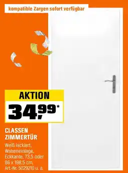 OBI CLASSEN ZIMMERTÜR Angebot