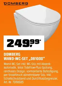 OBI DOMBERG WAND-WC-SET ,,DB1000" Angebot