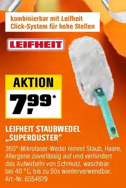 OBI LEIFHEIT STAUBWEDEL ,,SUPERDUSTER" Angebot