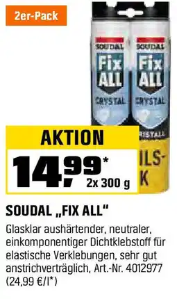 OBI SOUDAL ,,FIX ALL" Angebot