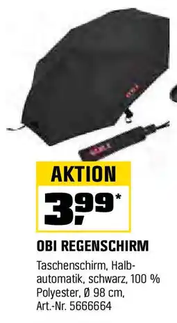 OBI OBI REGENSCHIRM Angebot