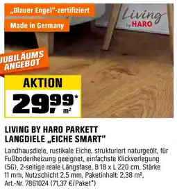 OBI LIVING BY HARO PARKETT LANGDIELE „EICHE SMART" Angebot