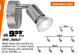 OBI SPOT ,,TAVOLE” Angebot
