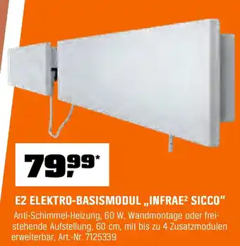 OBI E2 ELEKTRO-BASISMODUL „INFRAE² SICCO" Angebot