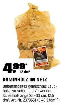 OBI KAMINHOLZ IM NETZ Angebot