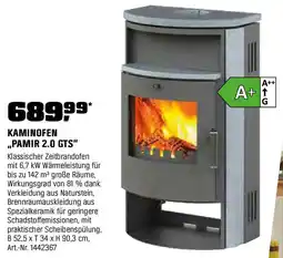 OBI KAMINOFEN ,,PAMIR 2.0 GTS" Angebot