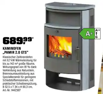 OBI KAMINOFEN ,,PAMIR 2.0 GTS" Angebot