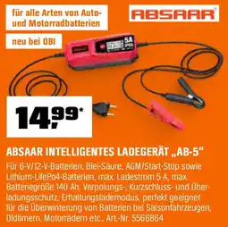 OBI ABSAAR INTELLIGENTES LADEGERÄT „AB-5" Angebot