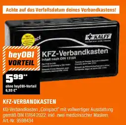 OBI KFZ-VERBANDKASTEN Angebot