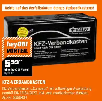OBI KFZ-VERBANDKASTEN Angebot