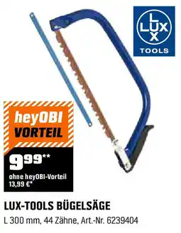 OBI LUX-TOOLS BÜGELSÄGE Angebot
