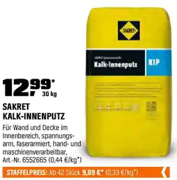 OBI SAKRET KALK-INNENPUTZ Angebot
