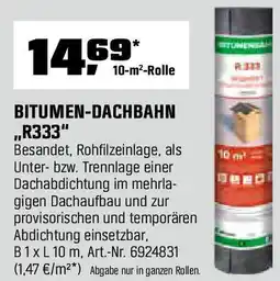 OBI BITUMEN-DACHBAHN Angebot