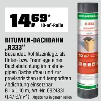 OBI BITUMEN-DACHBAHN Angebot