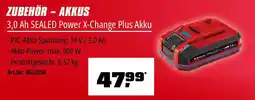 OBI Einhell 3,0 Ah SEALED Power X-Change Plus Akku Angebot