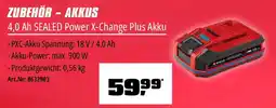 OBI Einhell 4,0 Ah SEALED Power X-Change Plus Akku Angebot