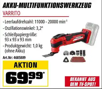 OBI Einhell AKKU-MULTIFUNKTIONSWERKZEUG VARRITO Angebot