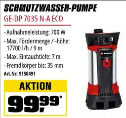 OBI Einhell SCHMUTZWASSER-PUMPE GE-DP 7035 N-A ECO Angebot