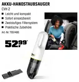 OBI KÄRCHER AKKU-HANDSTAUBSAUGER CVH 2 Angebot