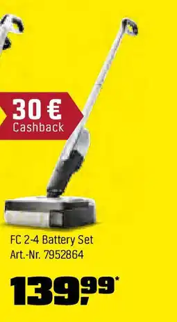 OBI Kärcher Elektrischer Wischmopp FC 2-4 Battery Set Angebot