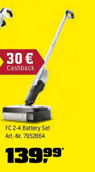 OBI Kärcher Elektrischer Wischmopp FC 2-4 Battery Set Angebot