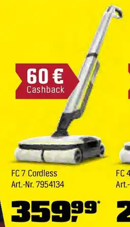 OBI KÄRCHER Hartbodenreiniger FC 7 Cordless Angebot