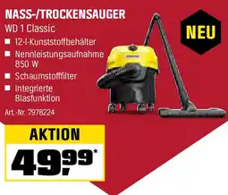 OBI KÄRCHER NASS-/TROCKENSAUGER WD 1 Classic Angebot