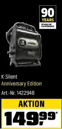 OBI KÄRCHER HOCHDRUCKREINIGER K Silent Angebot