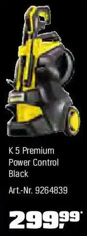 OBI KÄRCHER HOCHDRUCKREINIGER K 5 Premium Power Control Black Angebot