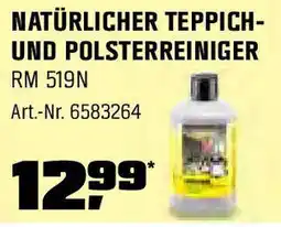 OBI KÄRCHER NATÜRLICHER TEPPICH- UND POLSTERREINIGER RM 519N Angebot