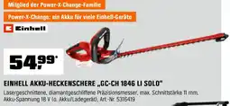 OBI EINHELL AKKU-HECKENSCHERE ,,GC-CH 1846 LI SOLO" Angebot