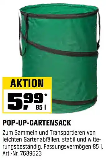 OBI POP-UP-GARTENSACK 85 L Angebot