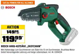 OBI BOSCH AKKU-ASTSÄGE „,EASYCHAIN" Angebot