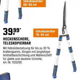OBI HECKENSCHERE, TELESKOPIERBAR Angebot