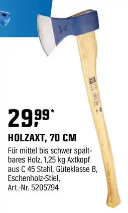 OBI HOLZAXT, 70 CM Angebot